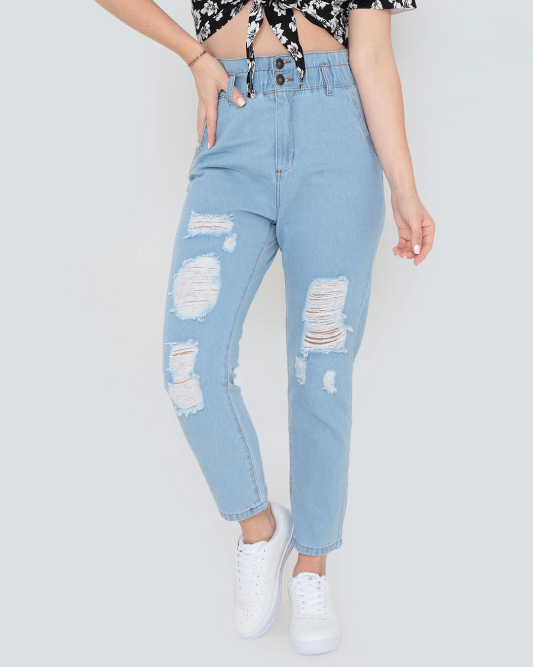 Calca-22602283-Jns-Clochard-Rasg---Blue-Jeans-Claro