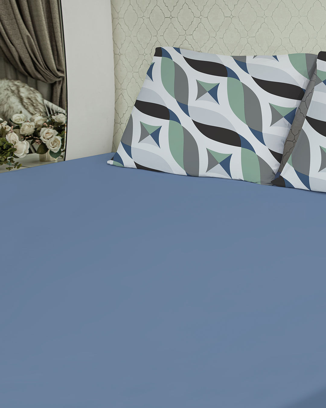 Jg-De-Cama-King-Slim--3-Pcs---Azul-Listrado