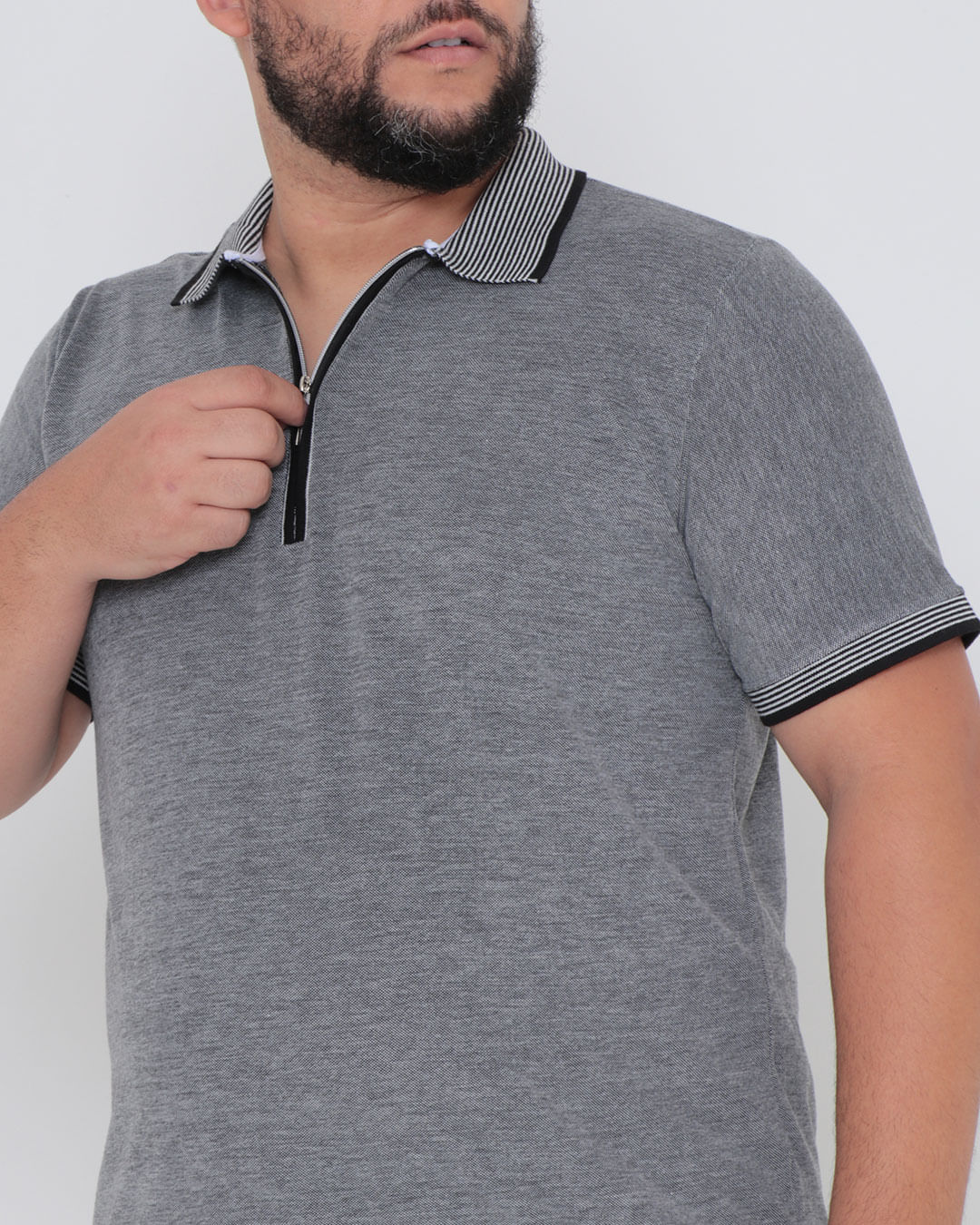 Polo-4188-Ziper-Piquet-3d-Plus---Preto