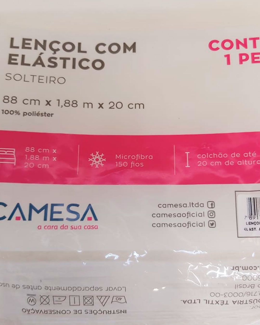 Lencol-Solteiro-Micro-Liso-Sort-C-Elast---Azul-Medio