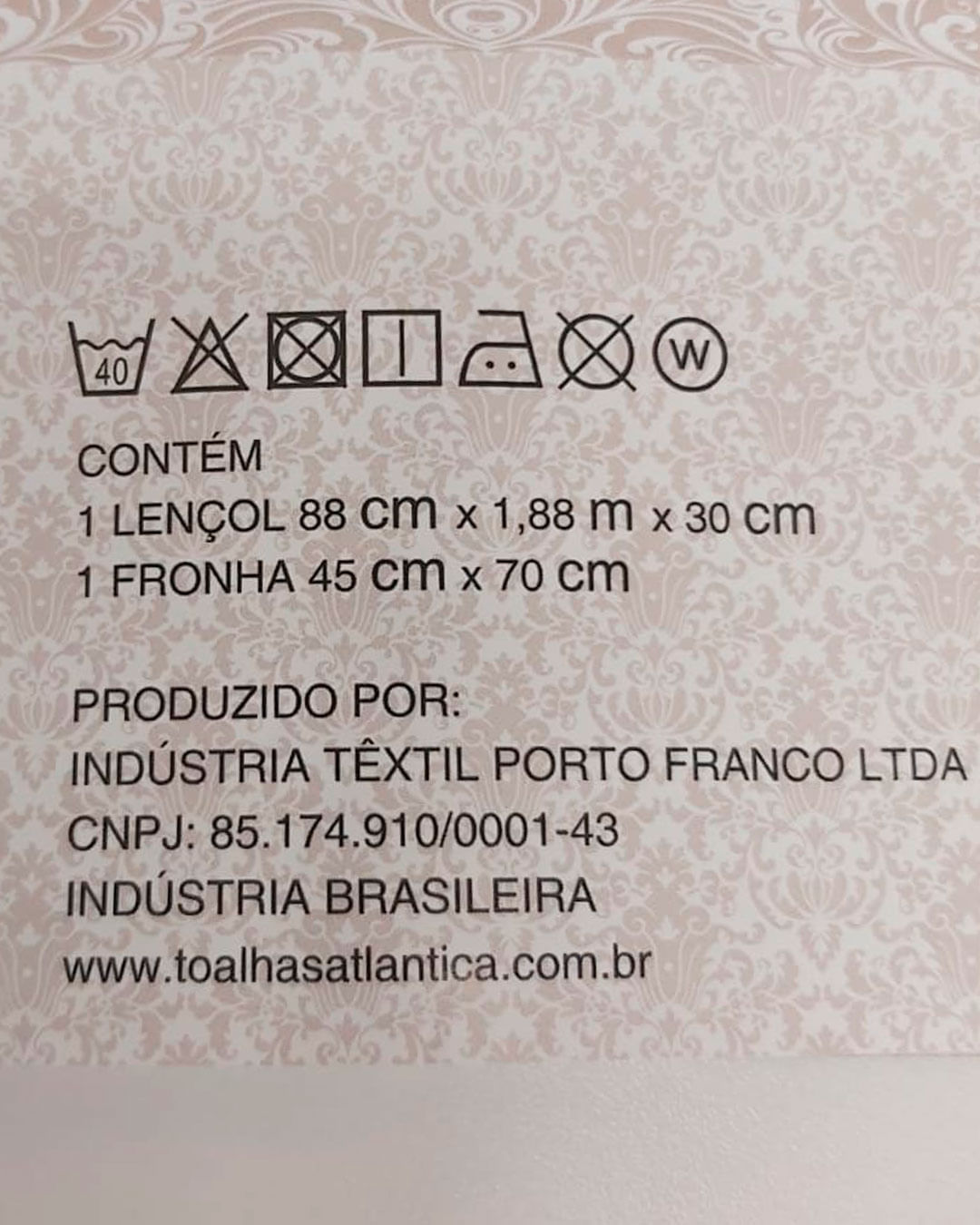 Jogo-De-Lencol-Solteiro-2-Pcs-Estampado---Rosa-Outros