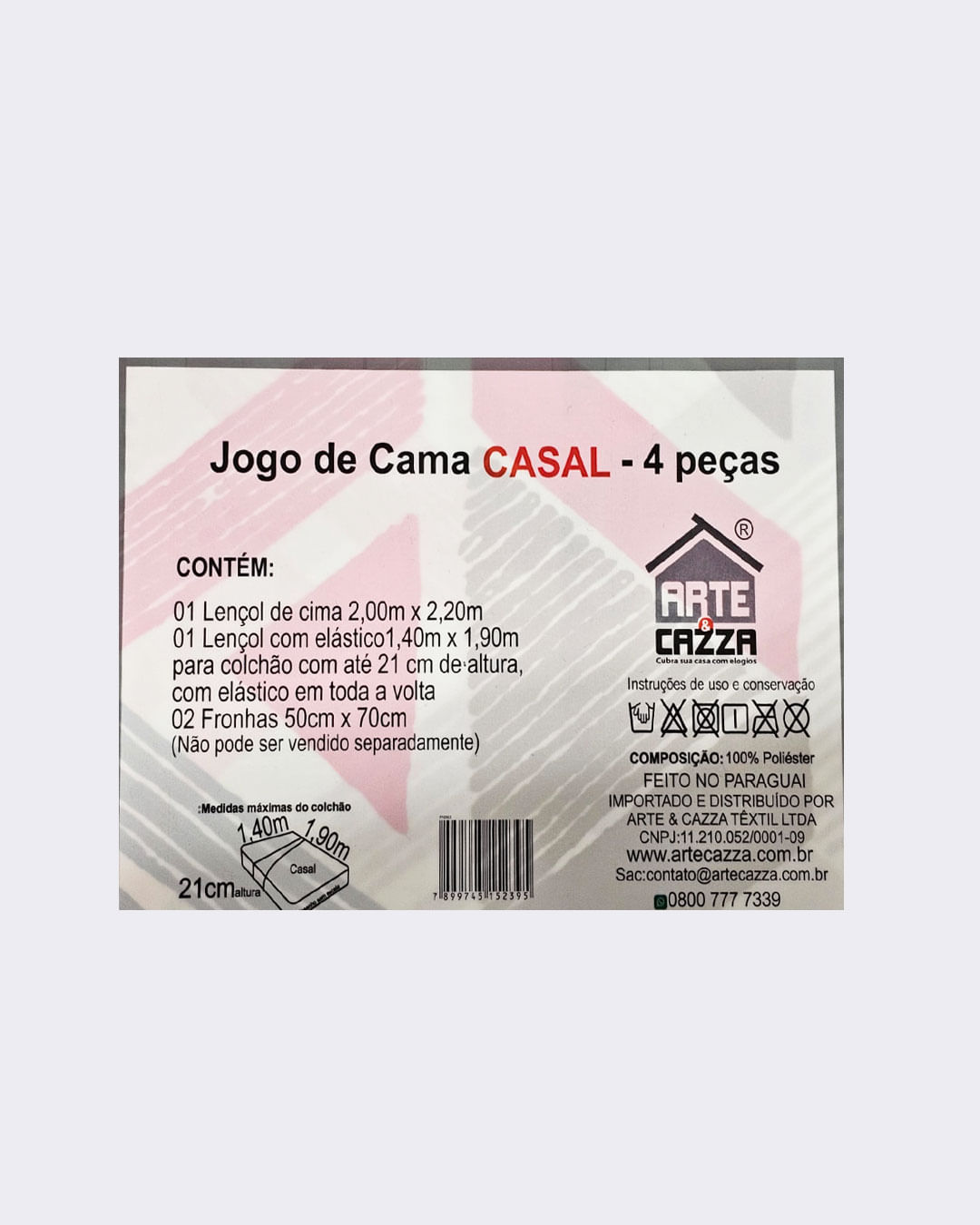 Jogo-Ac2003-Microfibra-Casal-4pcs---Verde-Listrado