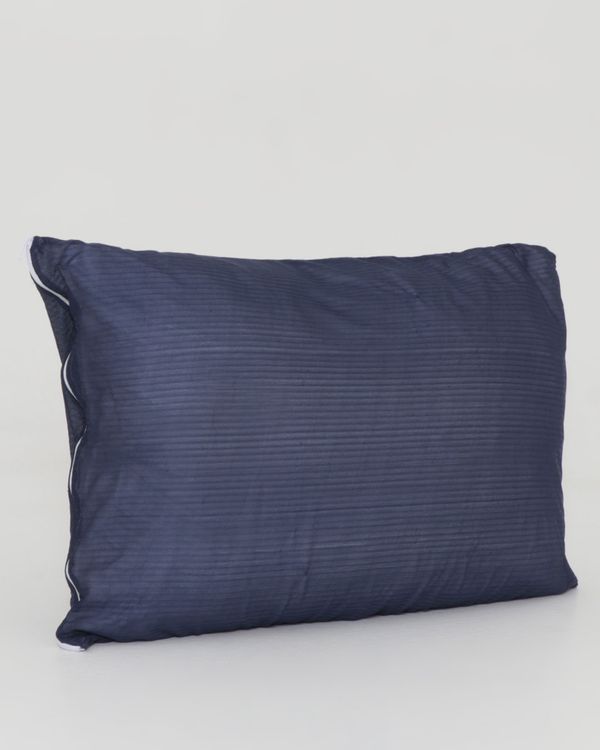 Capa Para Travesseiro Malha Arte e Cazza Azul Marinho UN
