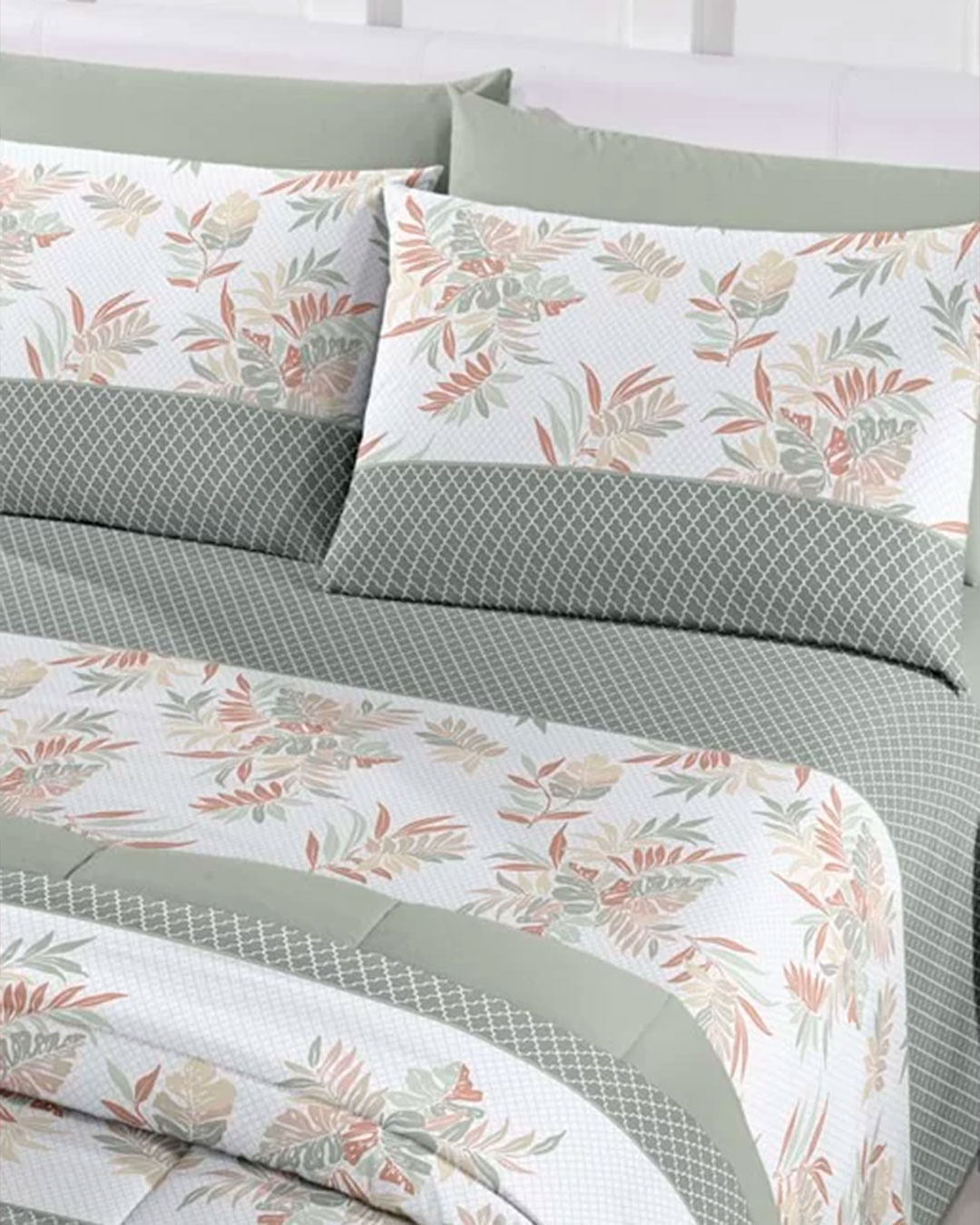 Jg-Cama-Royal-Solt-Pampulha-Verde---Verde-Floral