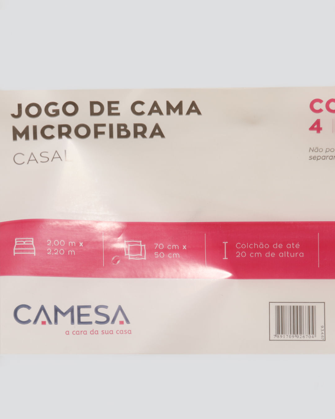 Jogo-De-Cama-Casal-Micro----4-Pecas---Bege-Listrado