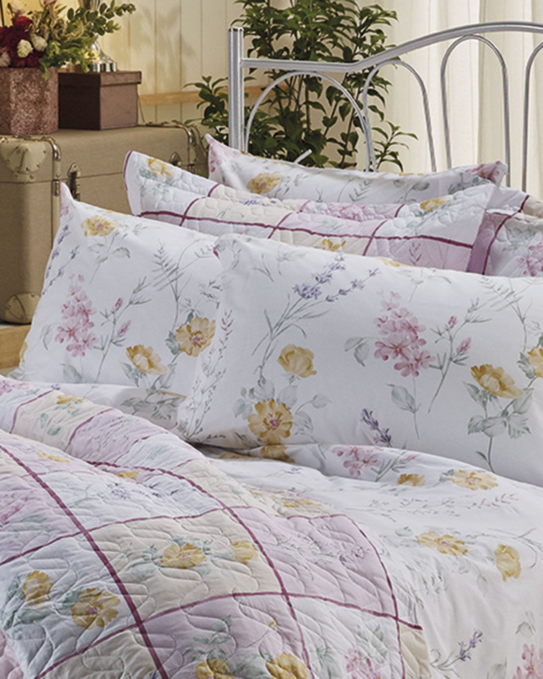 Jg-Cama-Prata-Solteiro-Satine-Rosa---Rosa-Claro