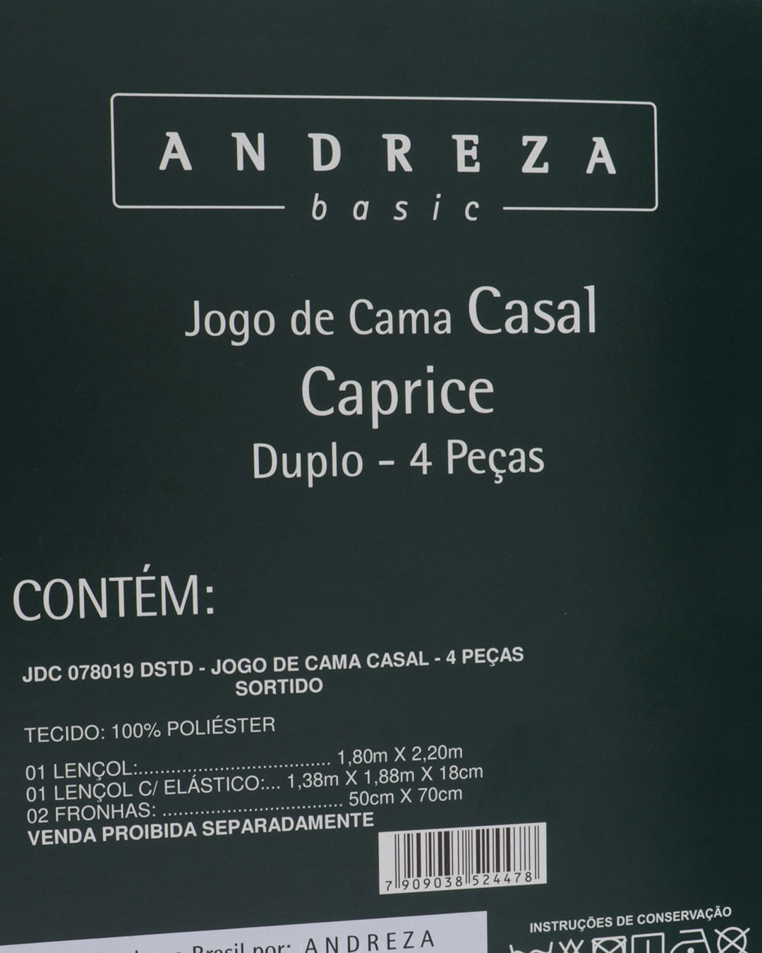 Jogo-De-Cama-Casal-Caprice---4-Pecas---Rosa-Claro
