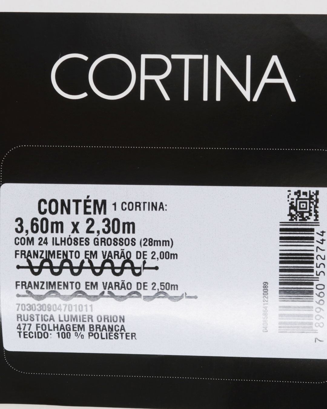 Cortina-Rust-Lumier-Orionsort-Varao-3mt---Off-White