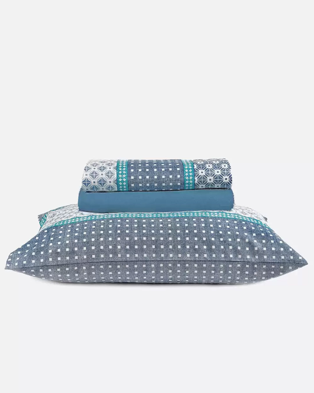 Jg-Cama-Royal-King-Berlin-Indigo---Azul-Geometrico