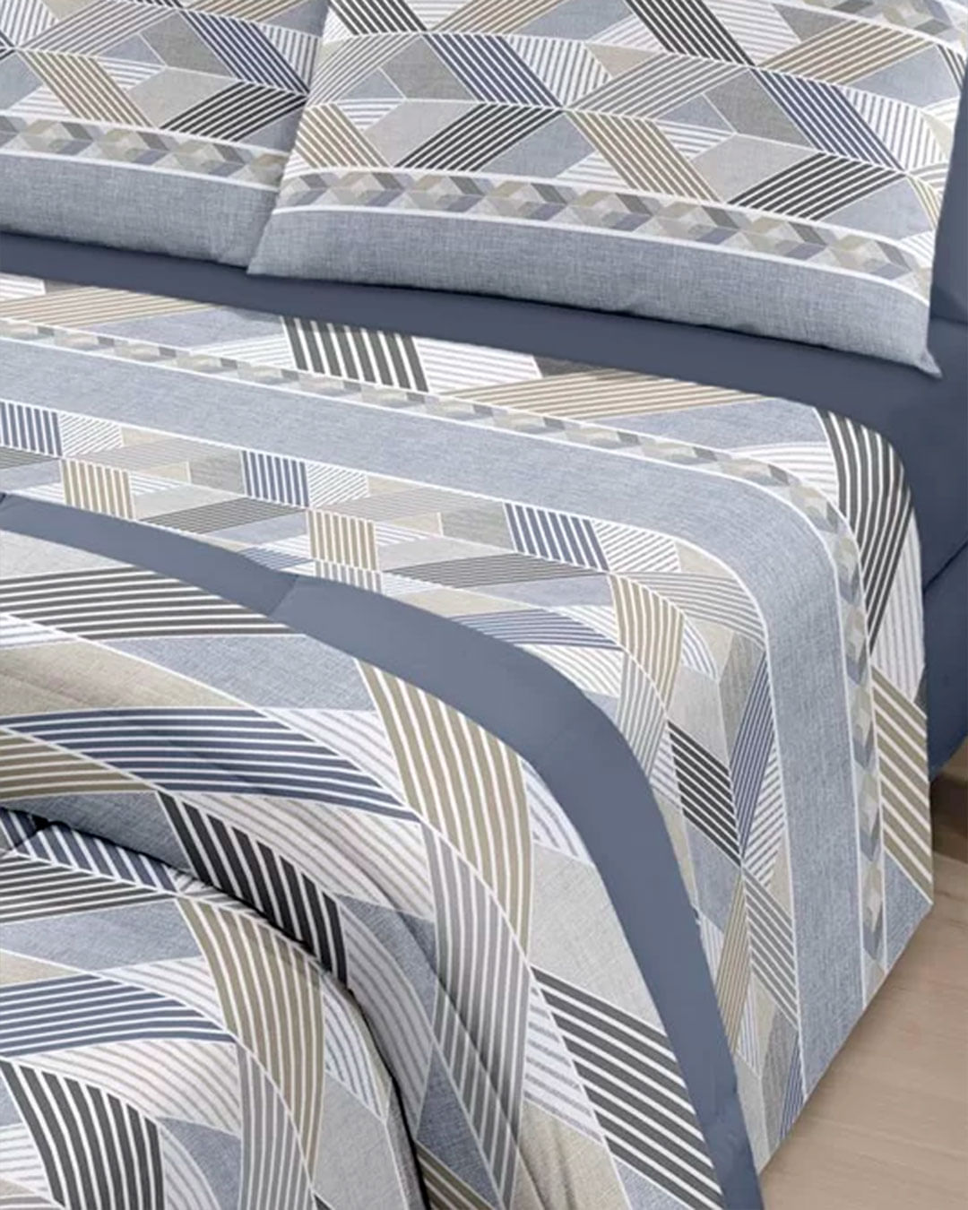 Jg-Cama-Royal-Queen-Niteroi-Azul---Azul-Geometrico