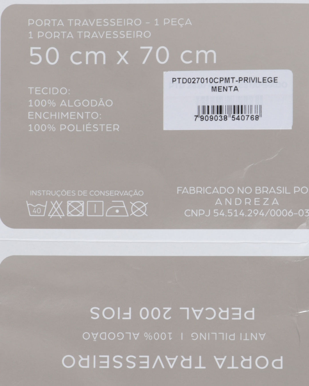 Porta-Travesseiro-Privilege-Menta---1-Pc---Verde-Claro