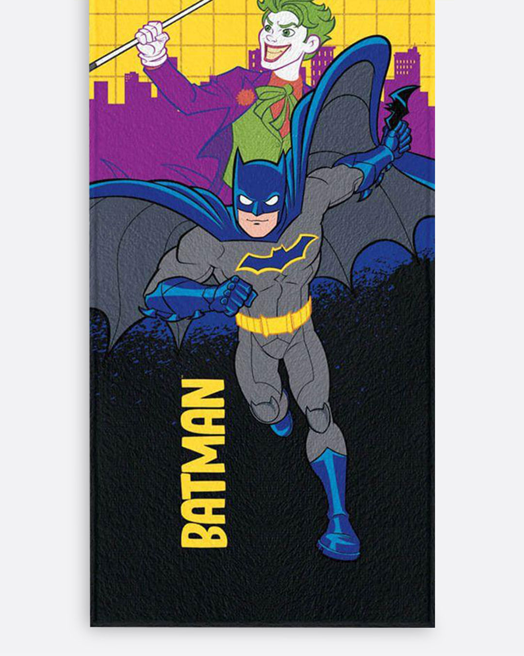 Toalha-Bh-Felpuda-Batman-60x120---Cinza-Claro