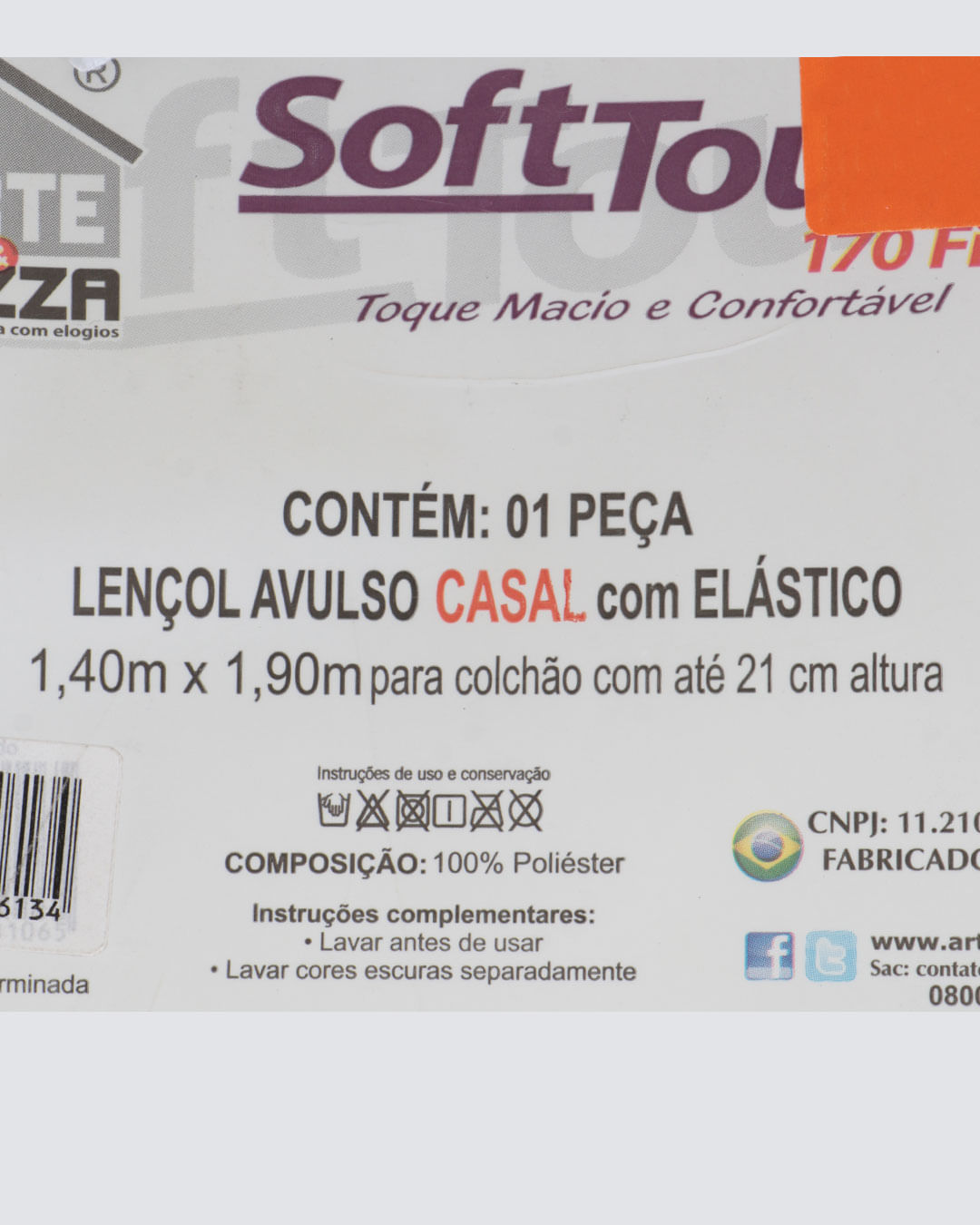 Lencol-Avulso-Casal-C-Elast-Imp---Azul-Xadrez