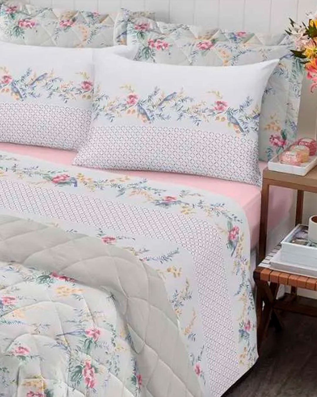 Jg-Cama-Royal-Queen-Vivian-Rosa---Rosa-Floral