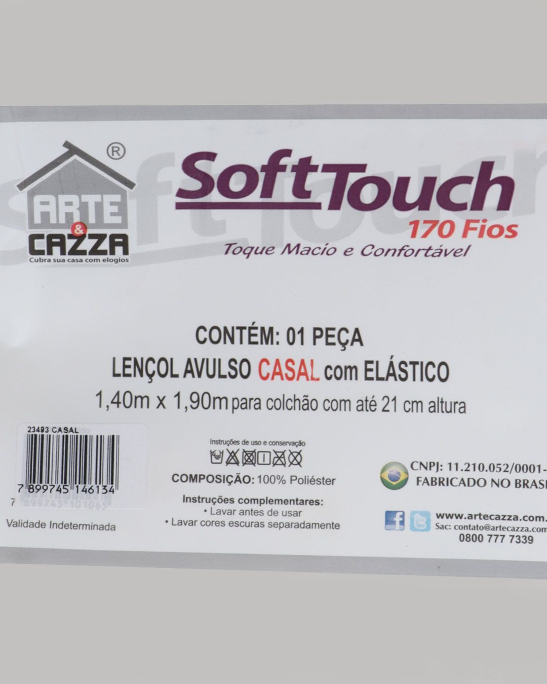 Lencol-Avulso-Casal-C-Elast-Imp---Marrom-Claro