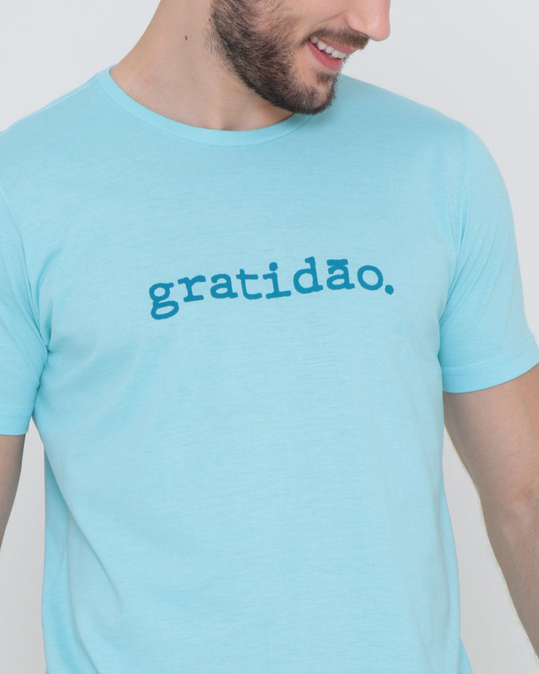 Camiseta-Frase-Gratidao-Pgg---Azul-Claro
