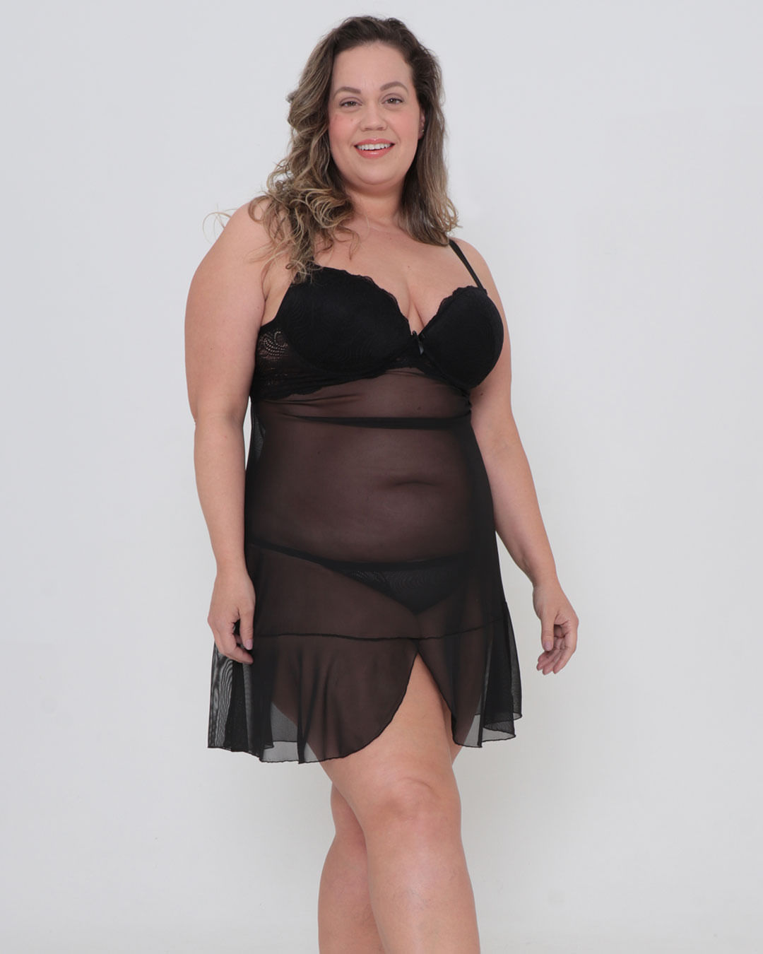 Camiso87000tg-Tule-Renda-Preto---Preto