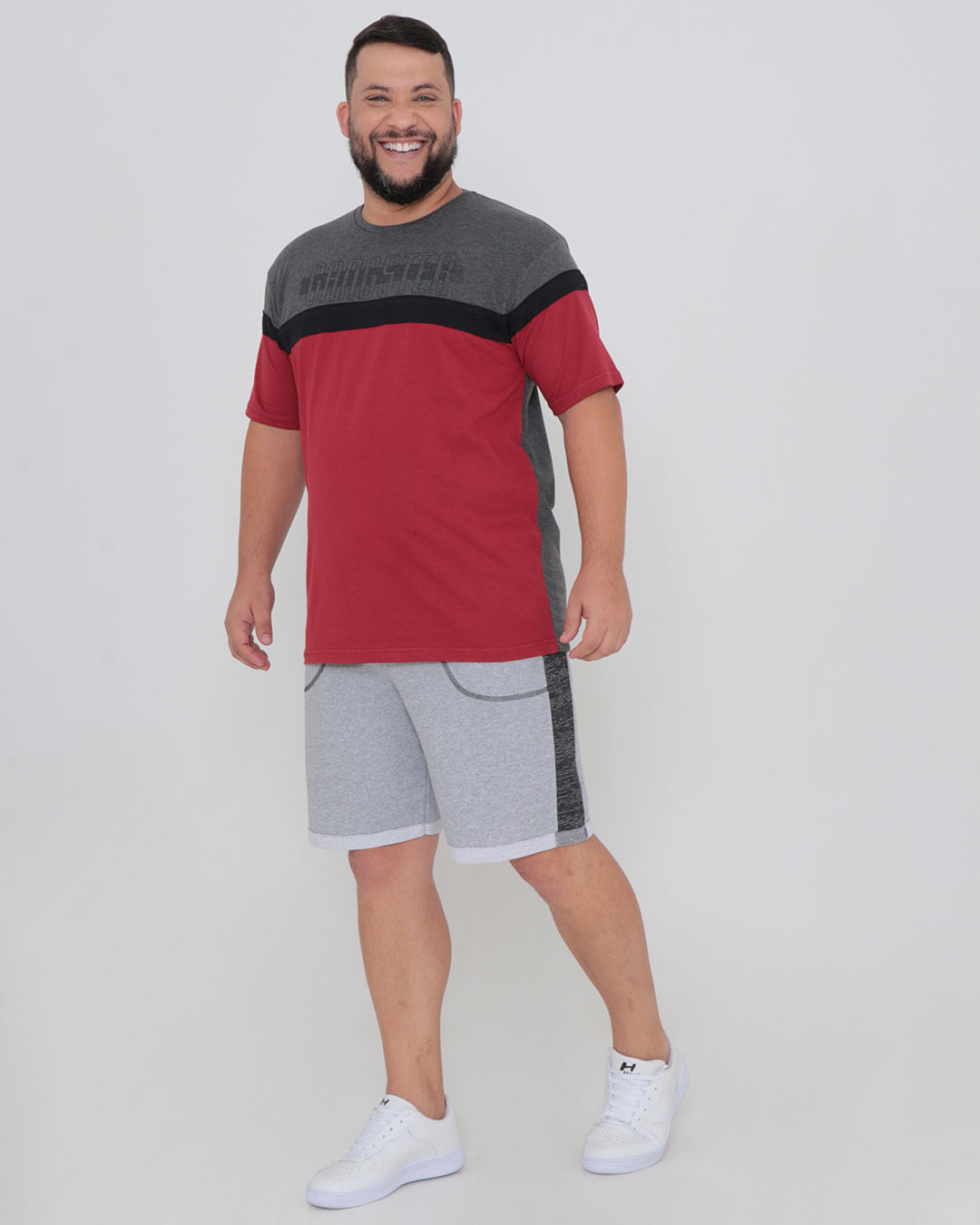 Camiseta-51180677-Dif-Gangster-Plus---Cinza-Medio