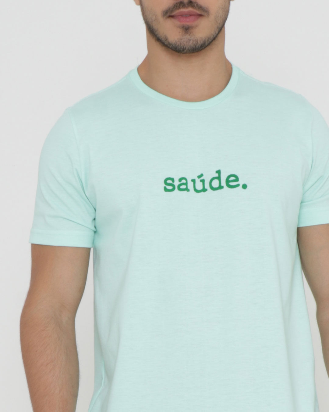 Camiseta-Frase-Saude-Pgg---Verde-Claro