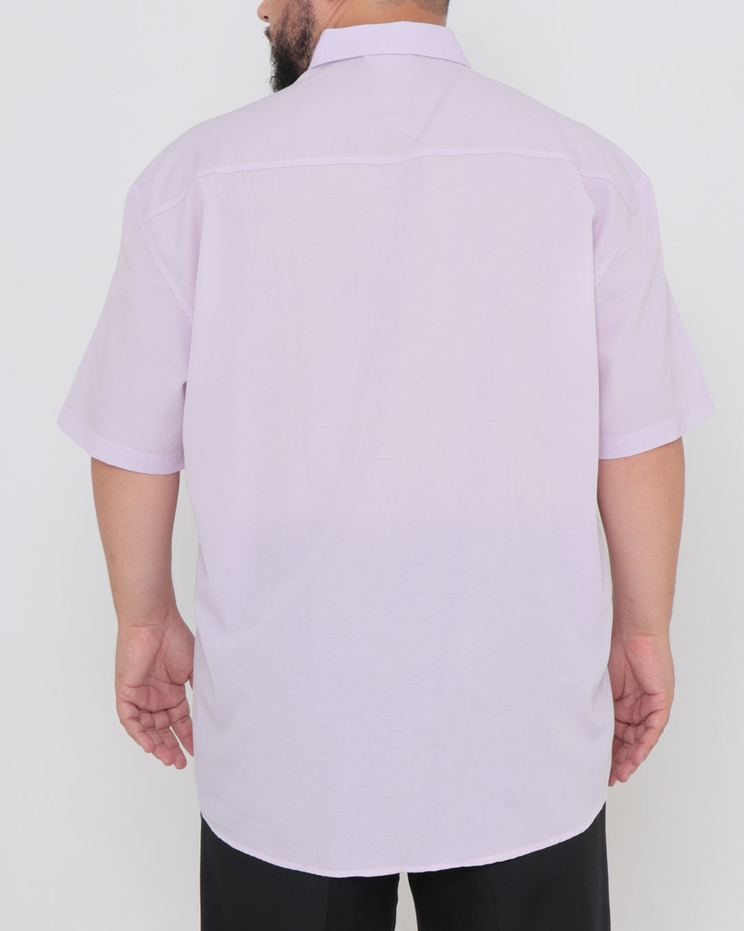 Camisa-Social-Lisa-Cbolso-Plus---Lilas-Claro