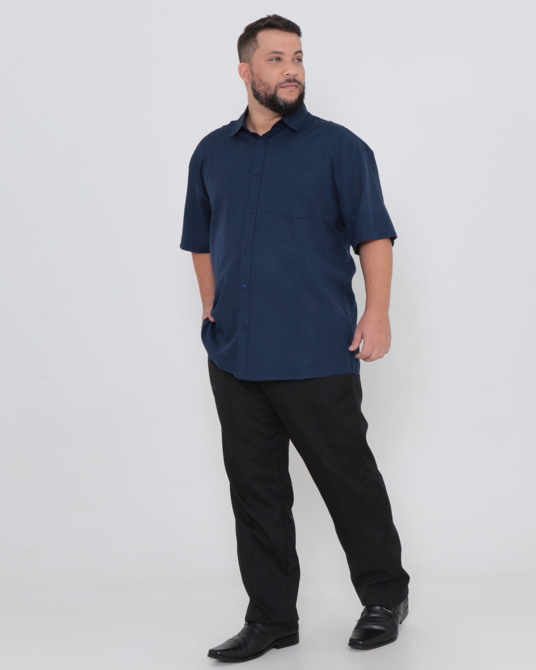 Camisa-Social-Lisa-Cbolso-Plus---Marinho