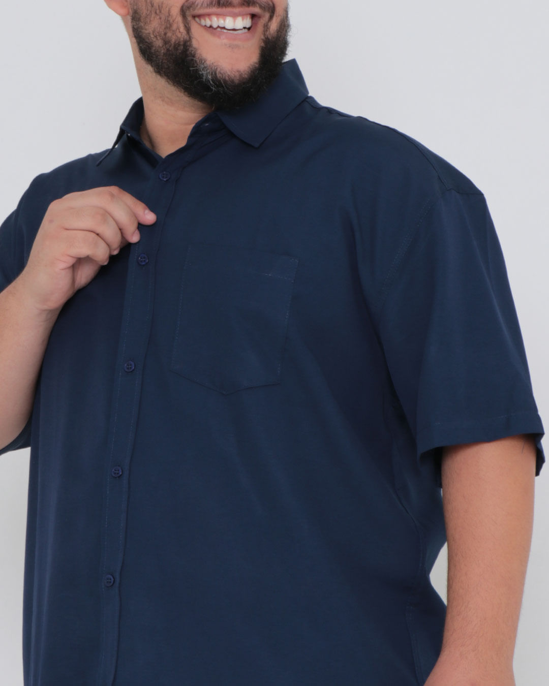Camisa-Social-Lisa-Cbolso-Plus---Marinho