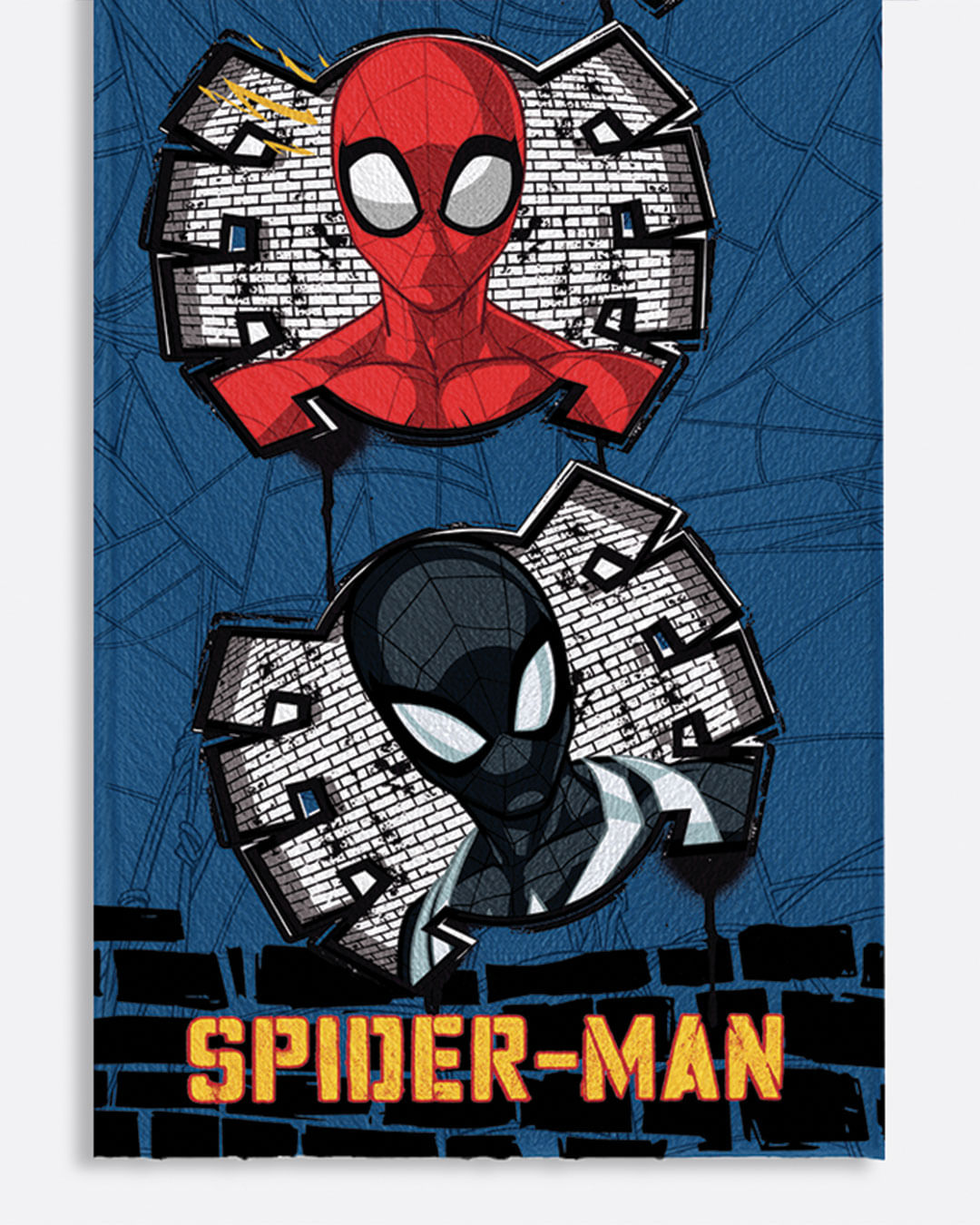 Toalha-Bh-Felpuda-Spider-Man-60x120---Azul-Medio
