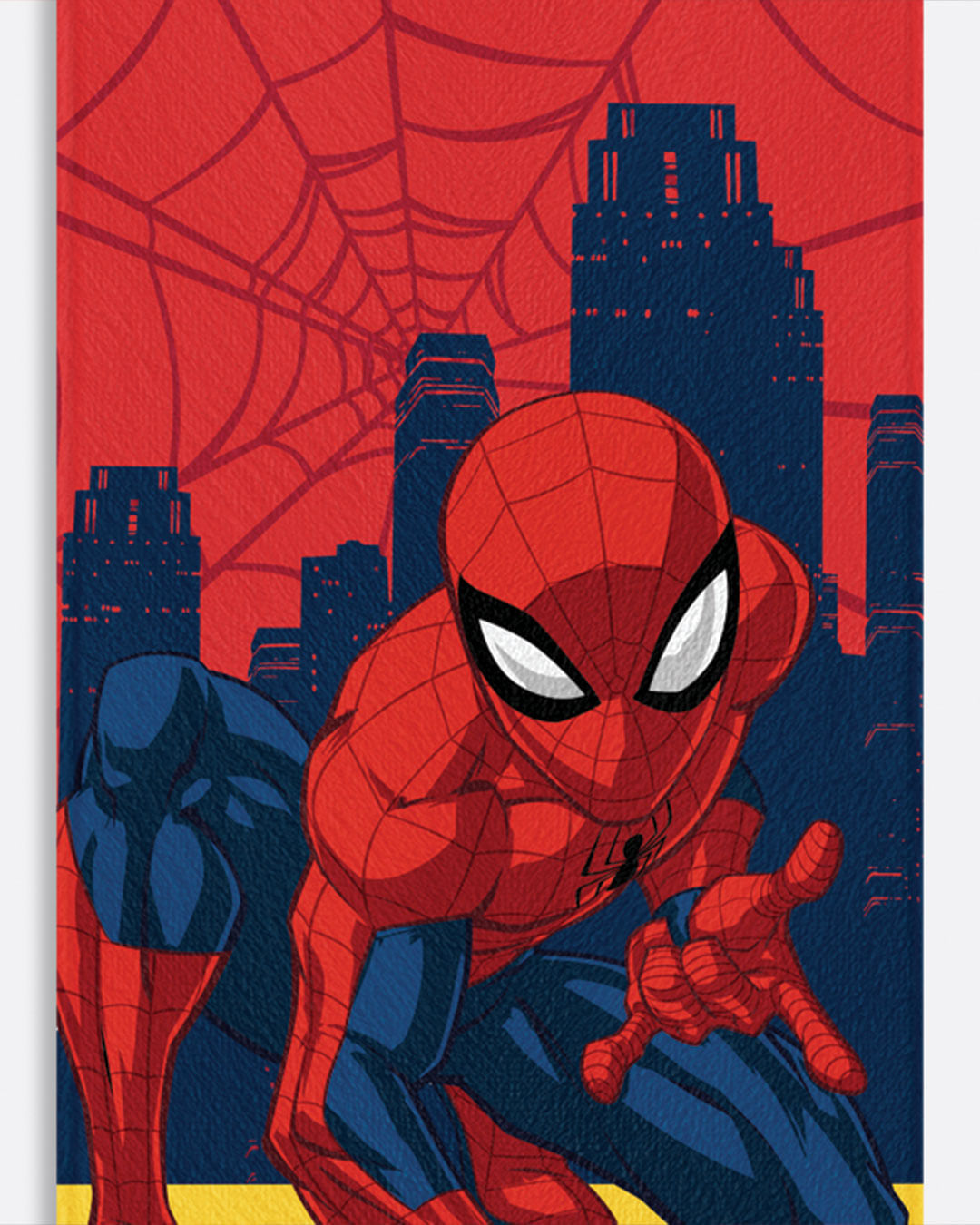 Toalha-Bh-Felpuda-Spider-Man-60x120---Vermelho-Claro