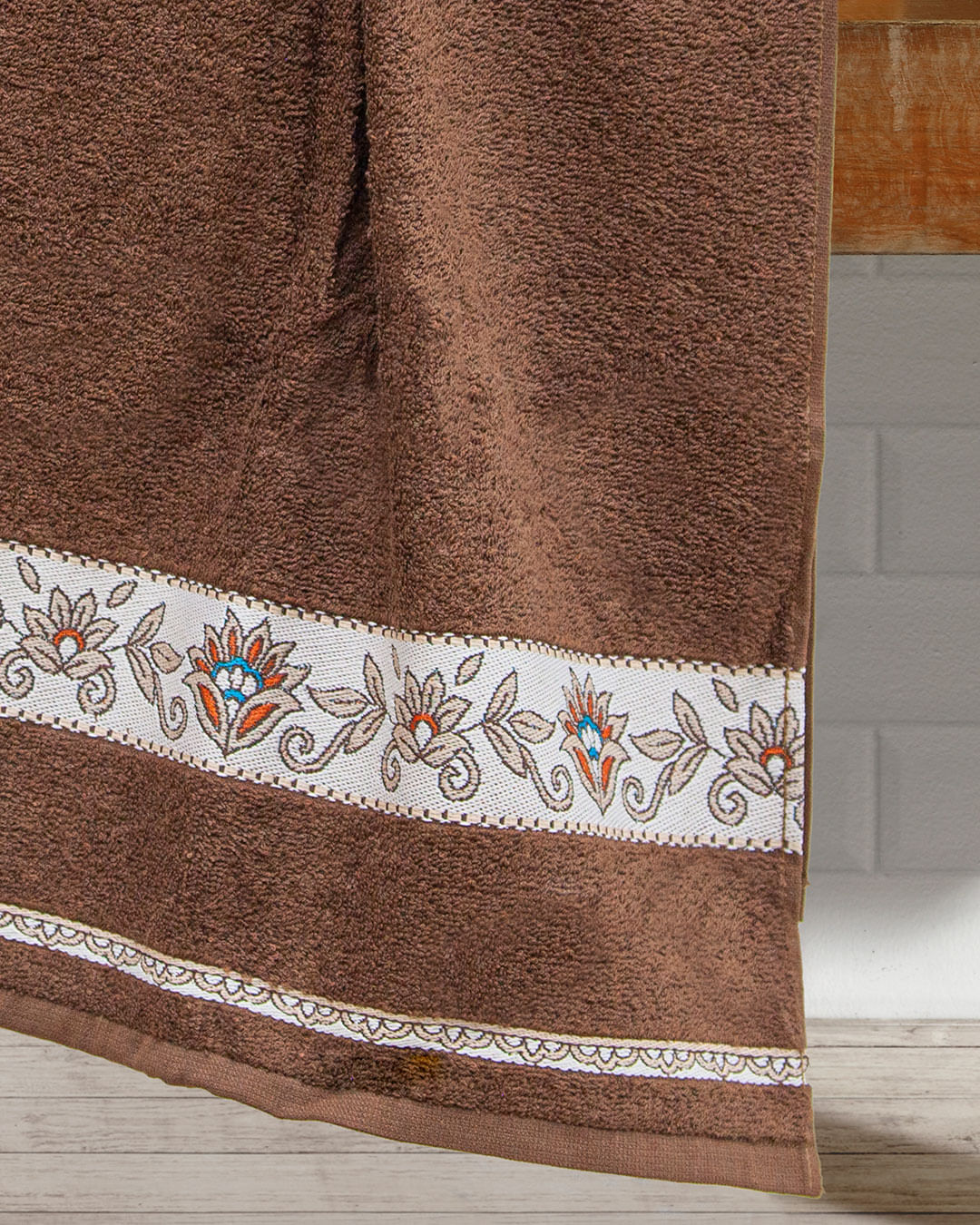 Toalha-Rosto-Jacquard-50x80-Marrom---Marrom-Claro