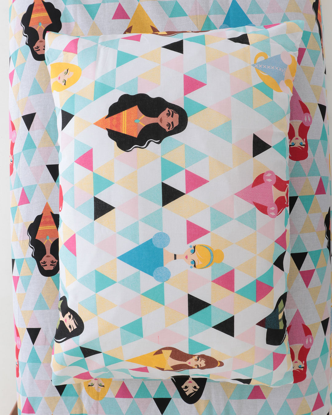 Jg-Cama-Solt-Princesas-Geo-02-Pcs---Branco-Geometrico