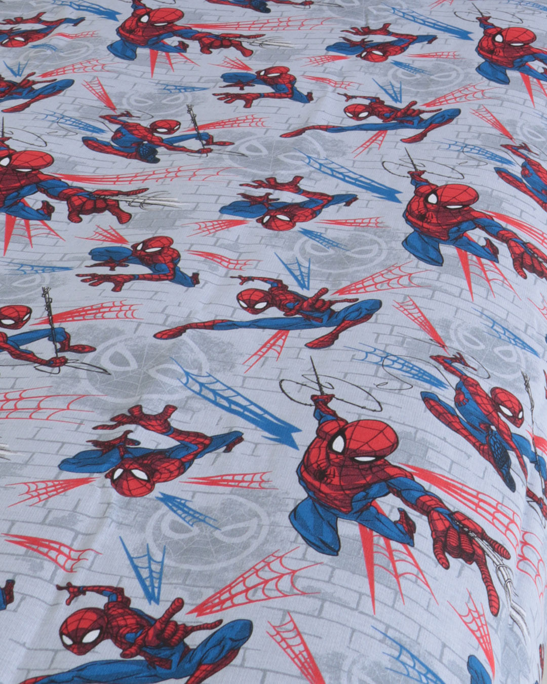 Jg-Cama-Solt-Homem-Aranha--02-Pcs---Cinza-Claro