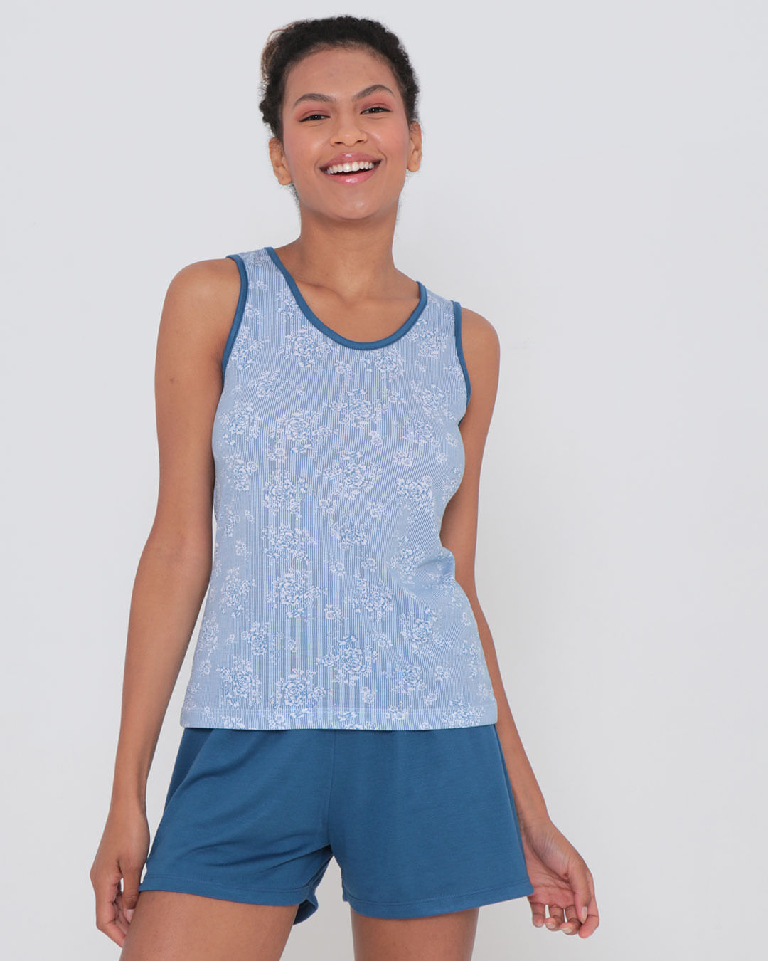 Sd-Reg-Top-Flor-Listr-Sh-Liso22118b---Azul-Listrado
