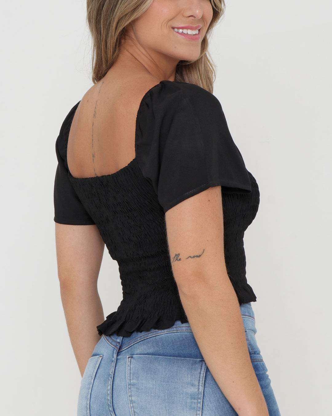 Top-Cropped-Liso-Lastex-Mga-Buf-7634rl---Preto