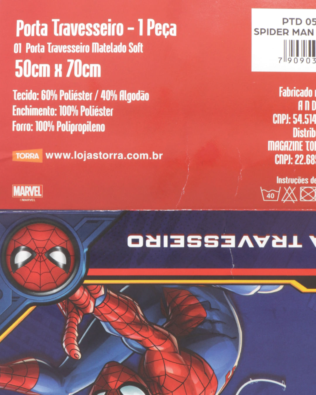 Porta-Trav-Homem-Aranha---Cinza-Claro