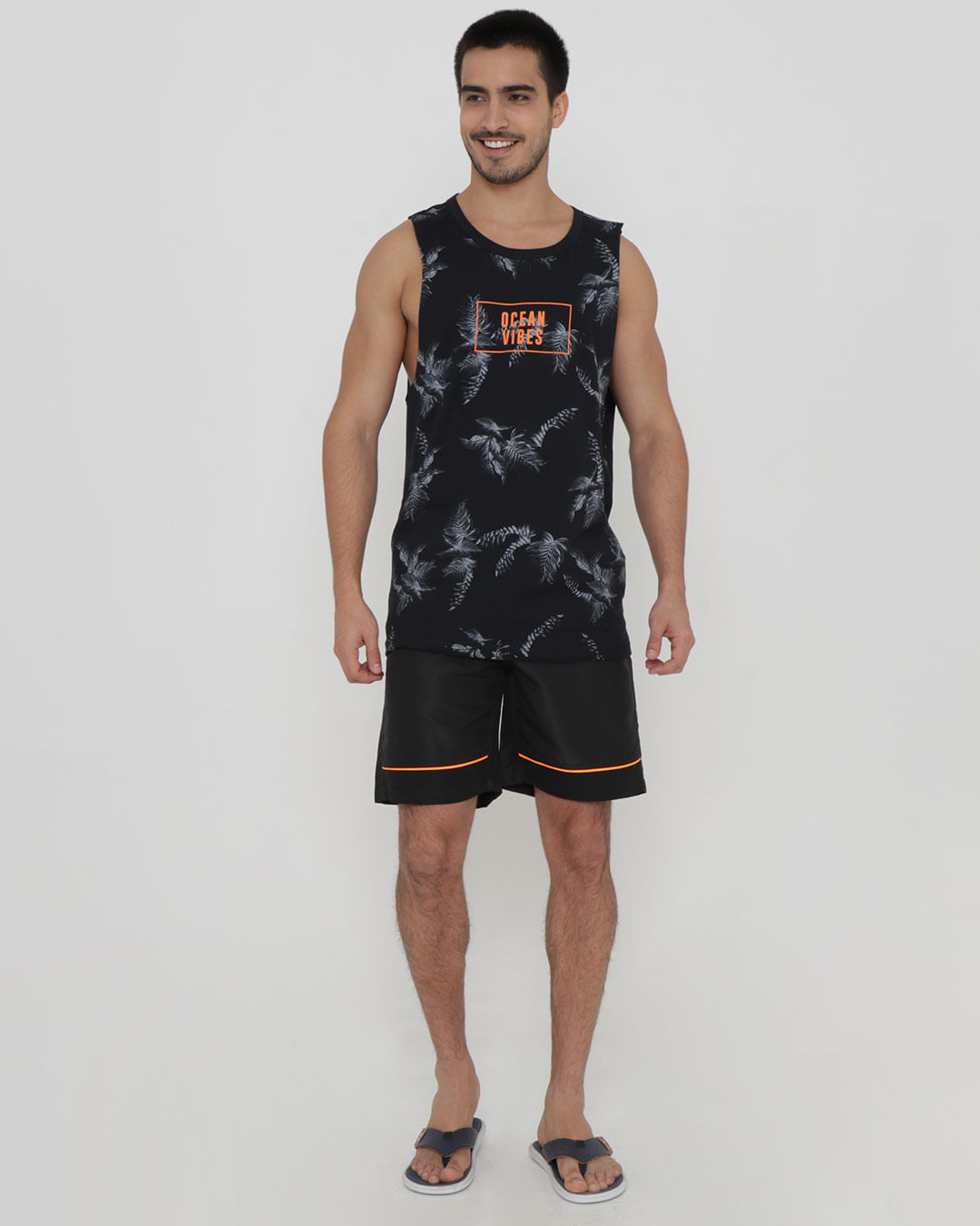 Regata-Amc7608-Estamp-Frontal---Preto-Floral