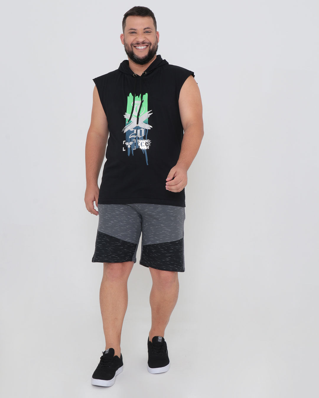 Machao-Capuz-10381-Plus---Preto-Geometrico