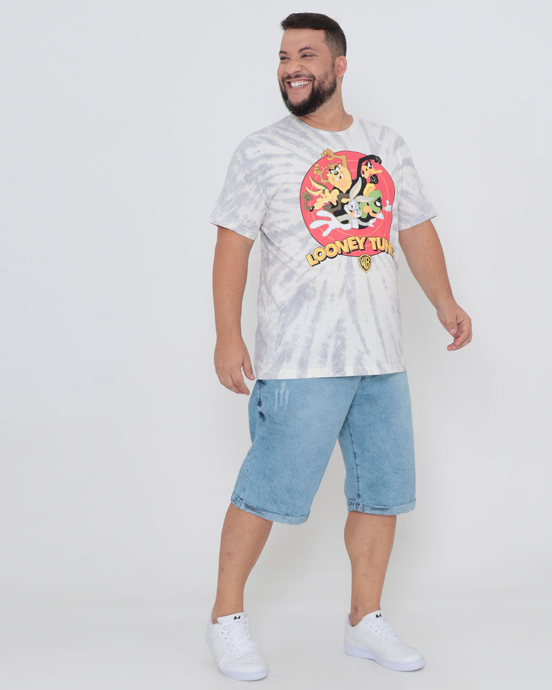 Camiseta-Ttps273-Tie-Dye-Looney-Plus---Branco-Outros