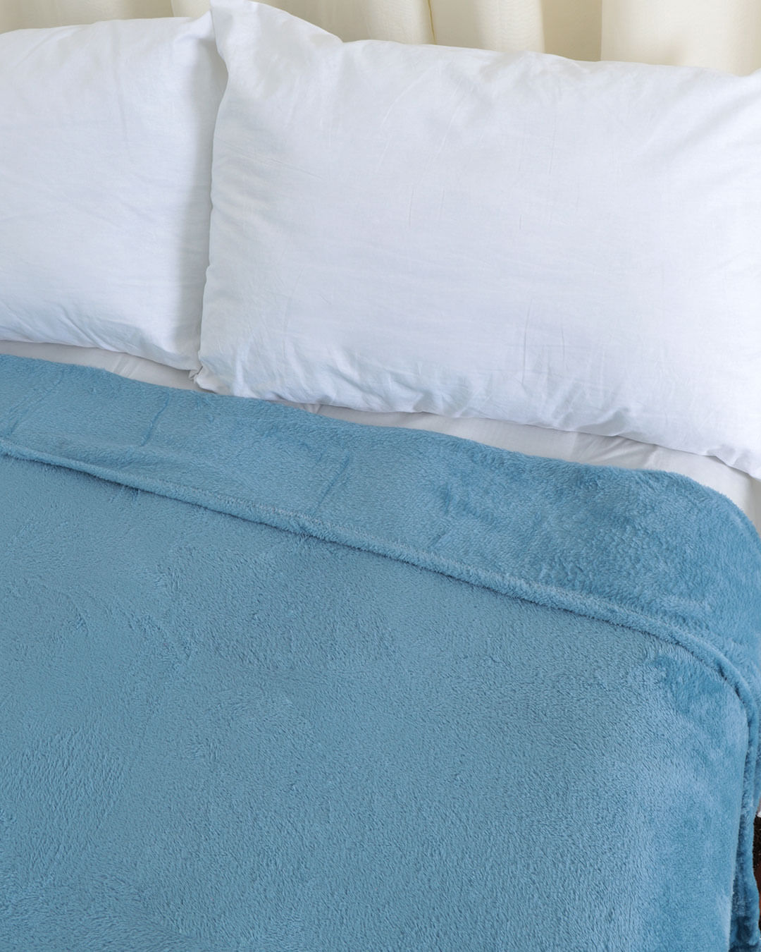 Manta-Flannel-Queen-Sortida---Azul-Medio