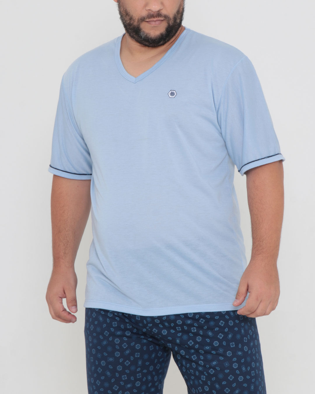 Pijama-Plus-Gola-V-Ref-67432---Azul-Claro