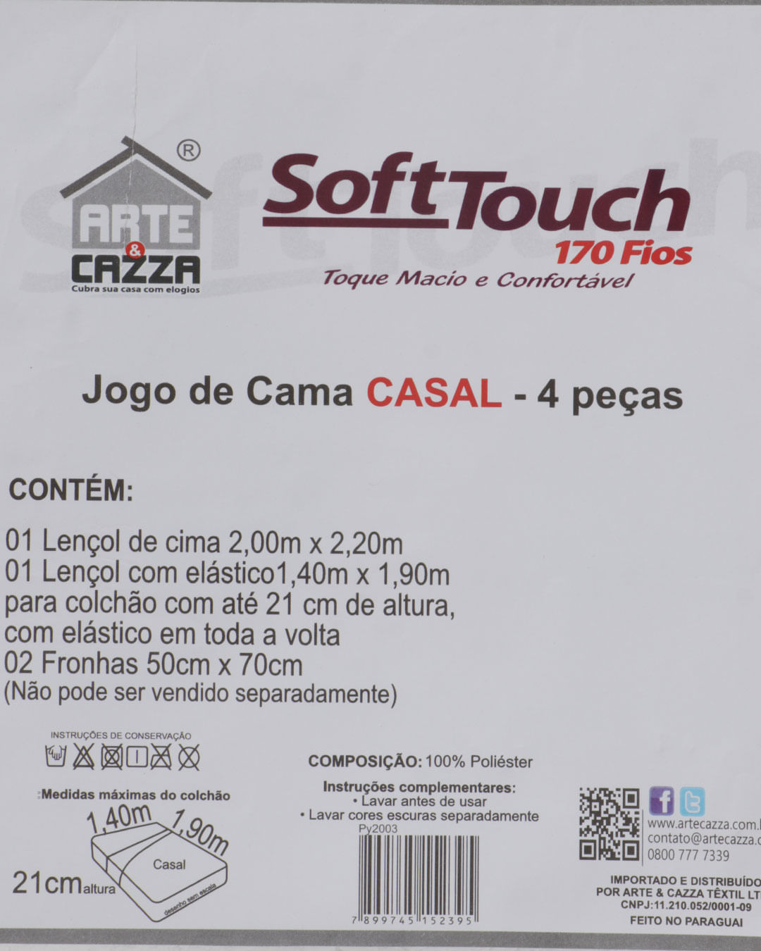 Jogo-Ac2003-Microfibra-Casal-4pcs---Azul-Escuro