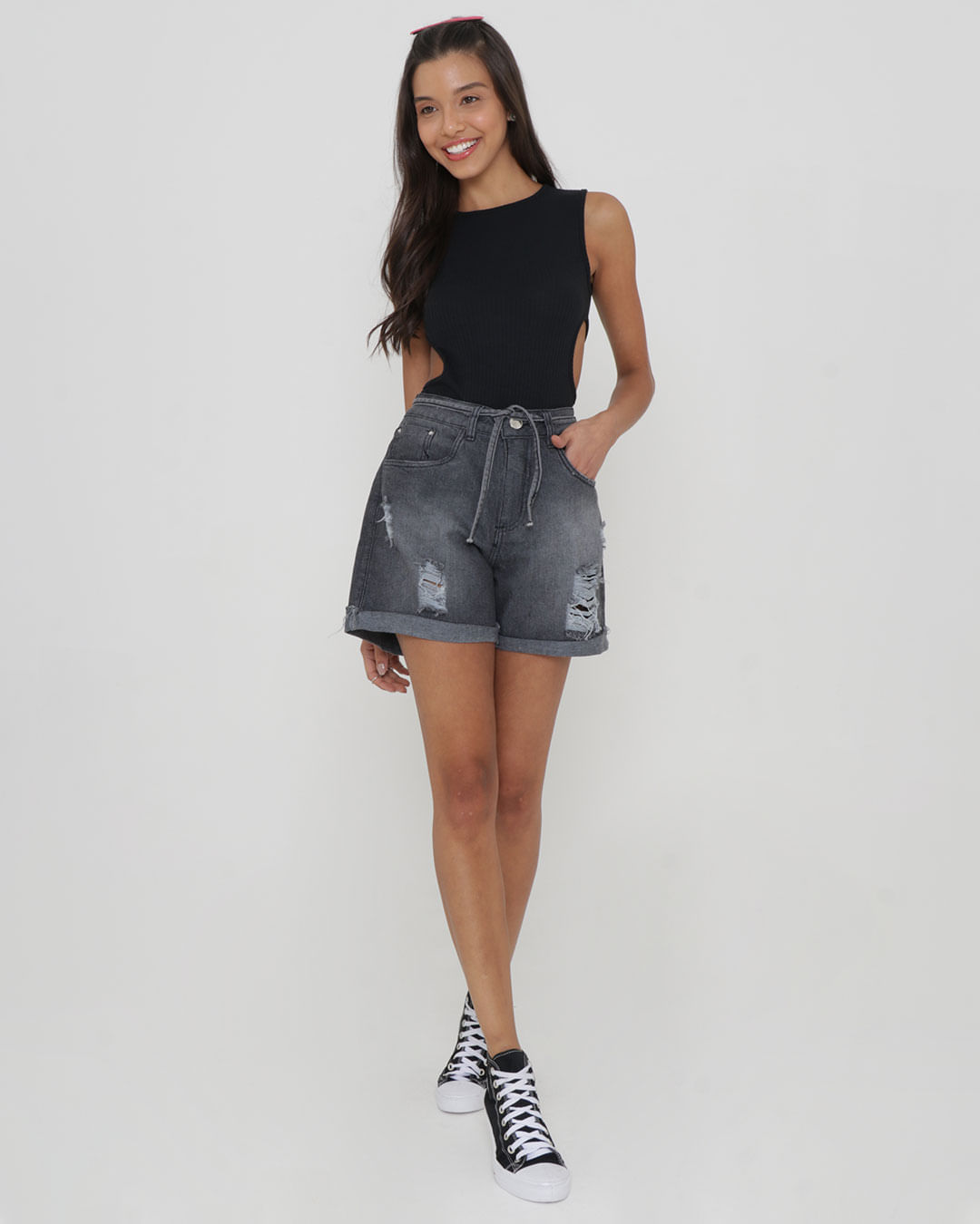 Short-41638-Jns-Blackfem-Ad---Black-Jeans-Claro