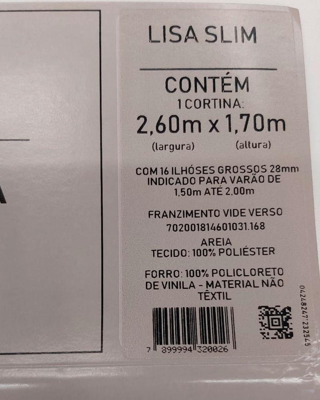 Cortina-Pratika-260m-X-170m-Lisa-Slim---Bege-Claro