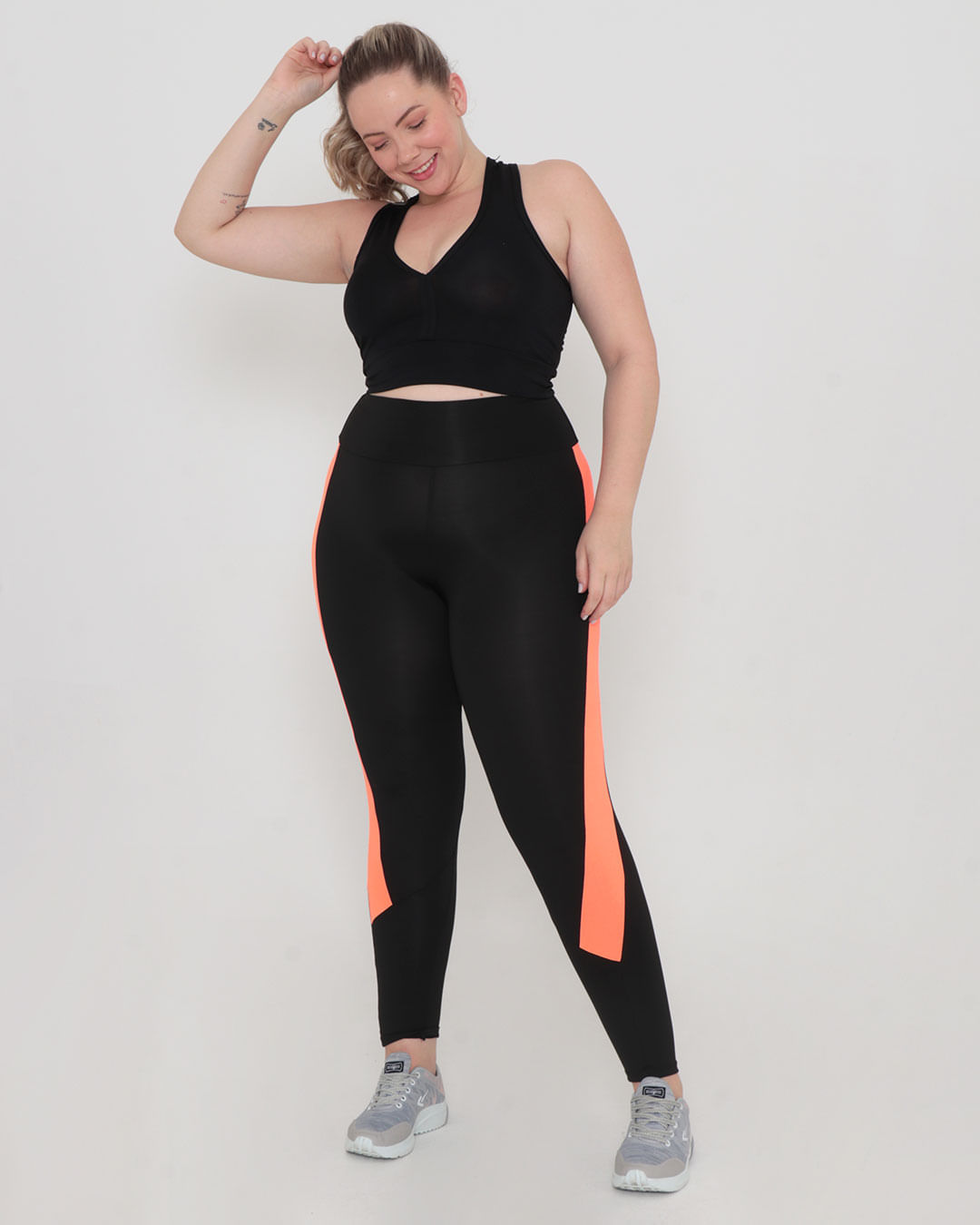 Legging-2021040-Plus-Crecorte-Bicolor---Laranja-Claro