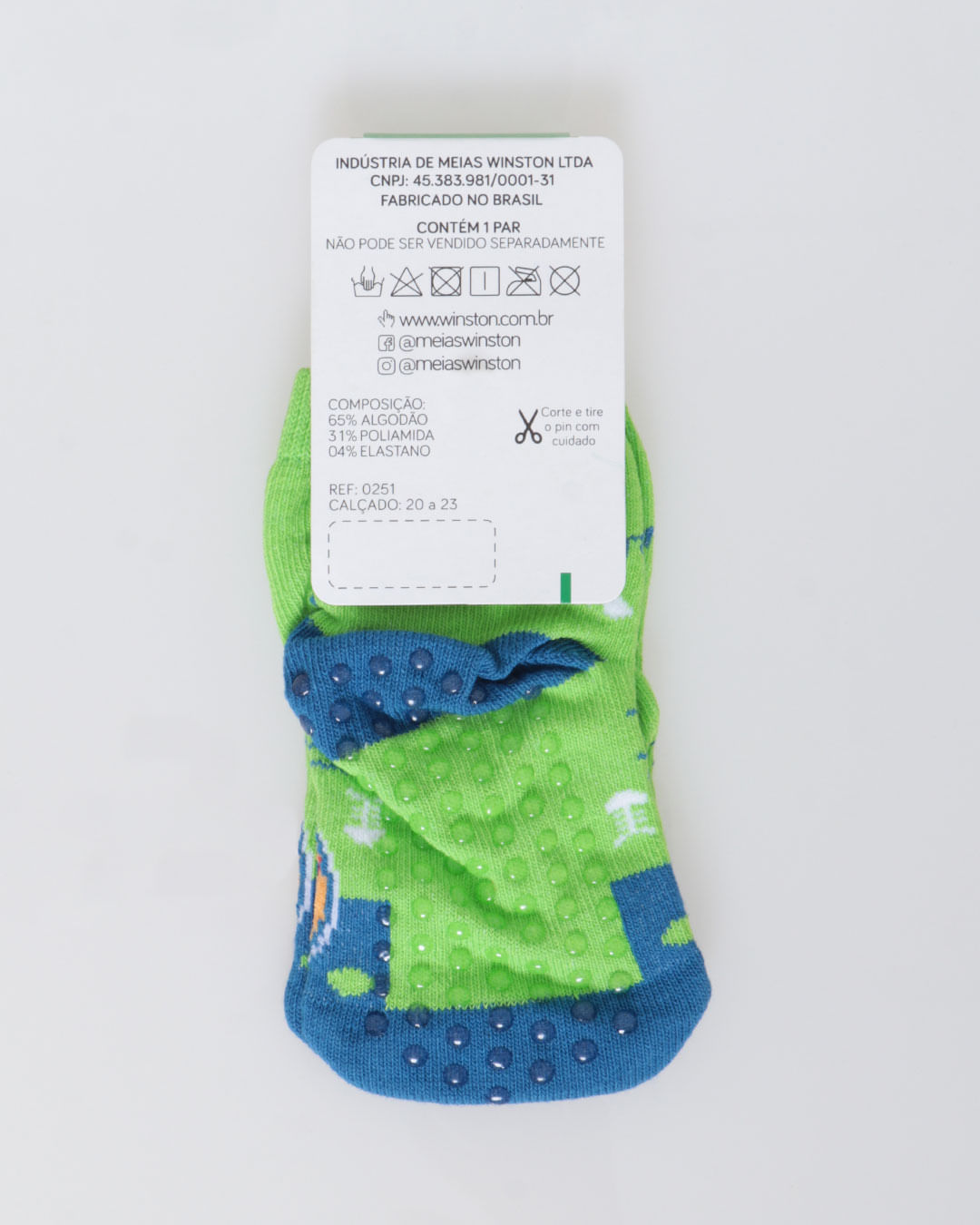 Meia0251-09antiderrapante-Bbo2023---Verde-Claro