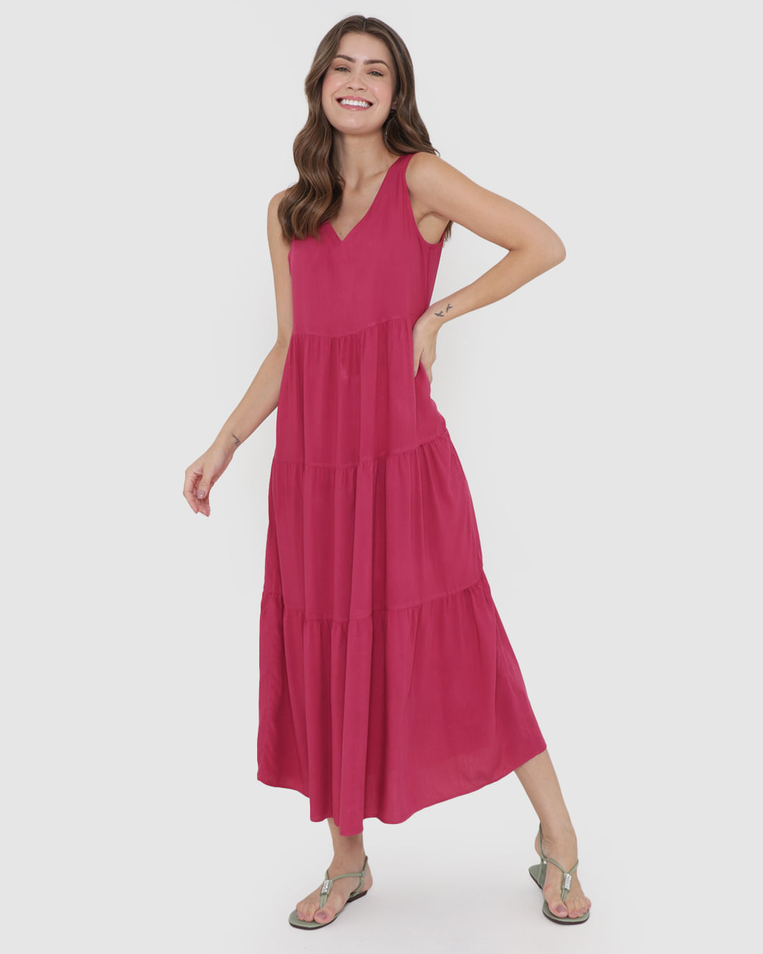 Vestido-230626-C-Babados-Longo---Rosa-Escuro