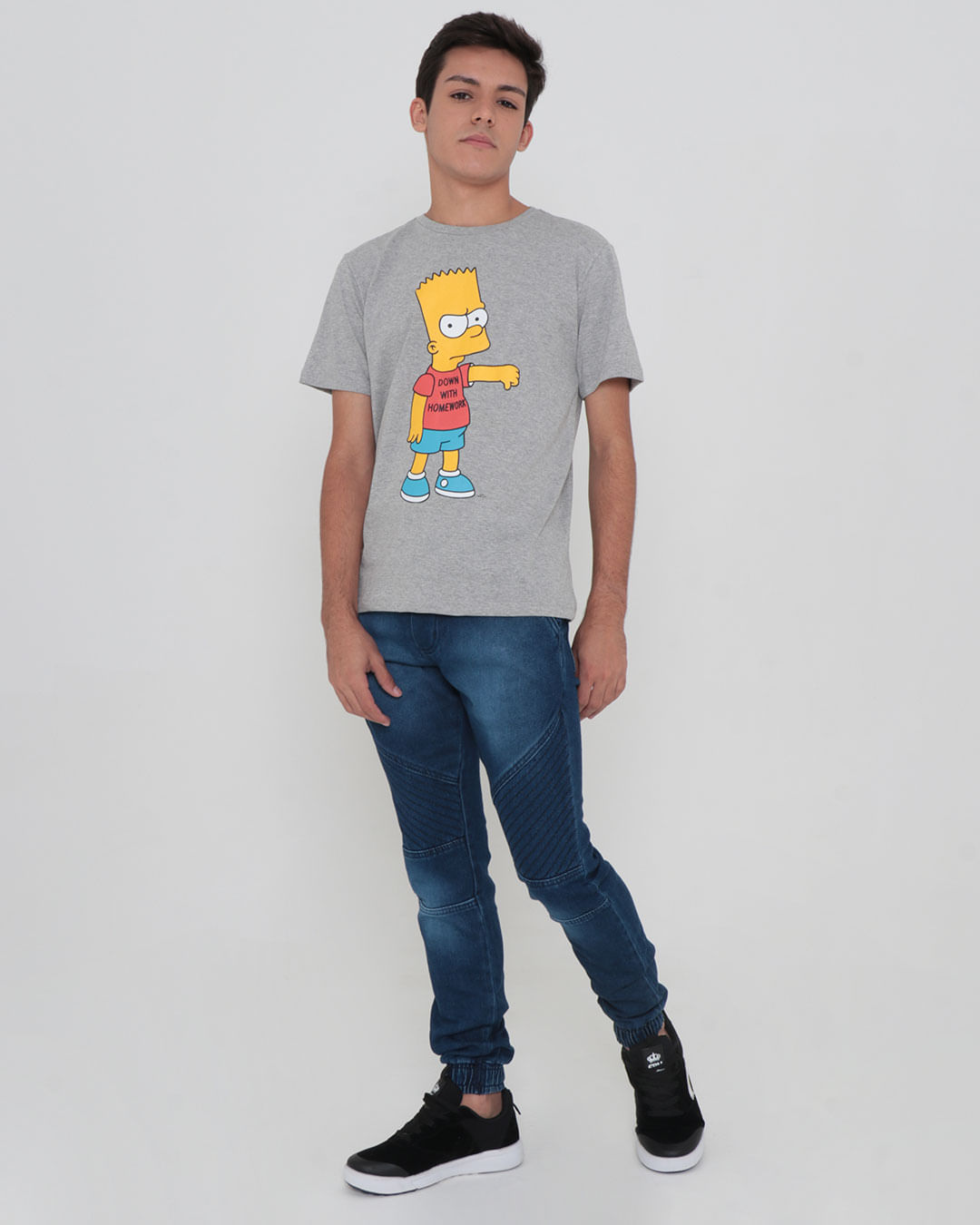 Camiseta-Bart9-Mc-M1016-Simpsons---Cinza-Claro