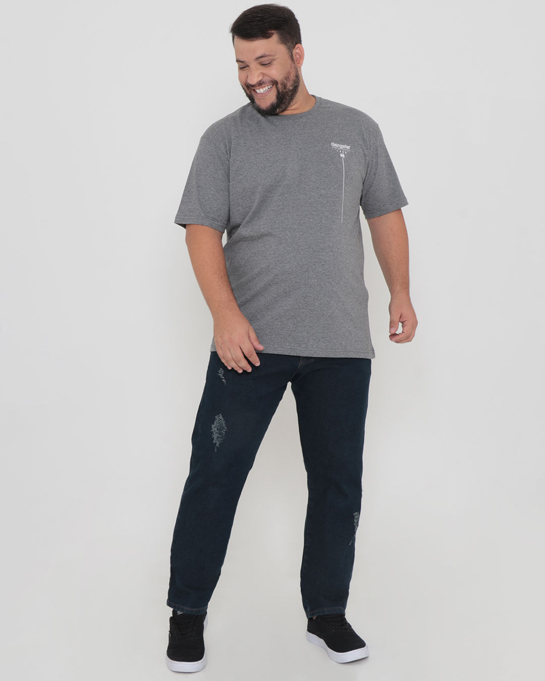Camiseta-50011572-Basic-Gangster-Plus---Cinza-Medio