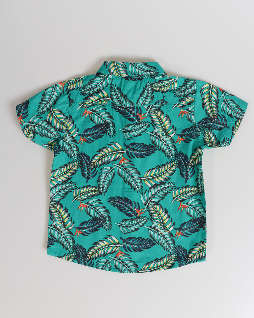 Camisa-3089761-Folhas-Coloridas-M13---Verde-Floral