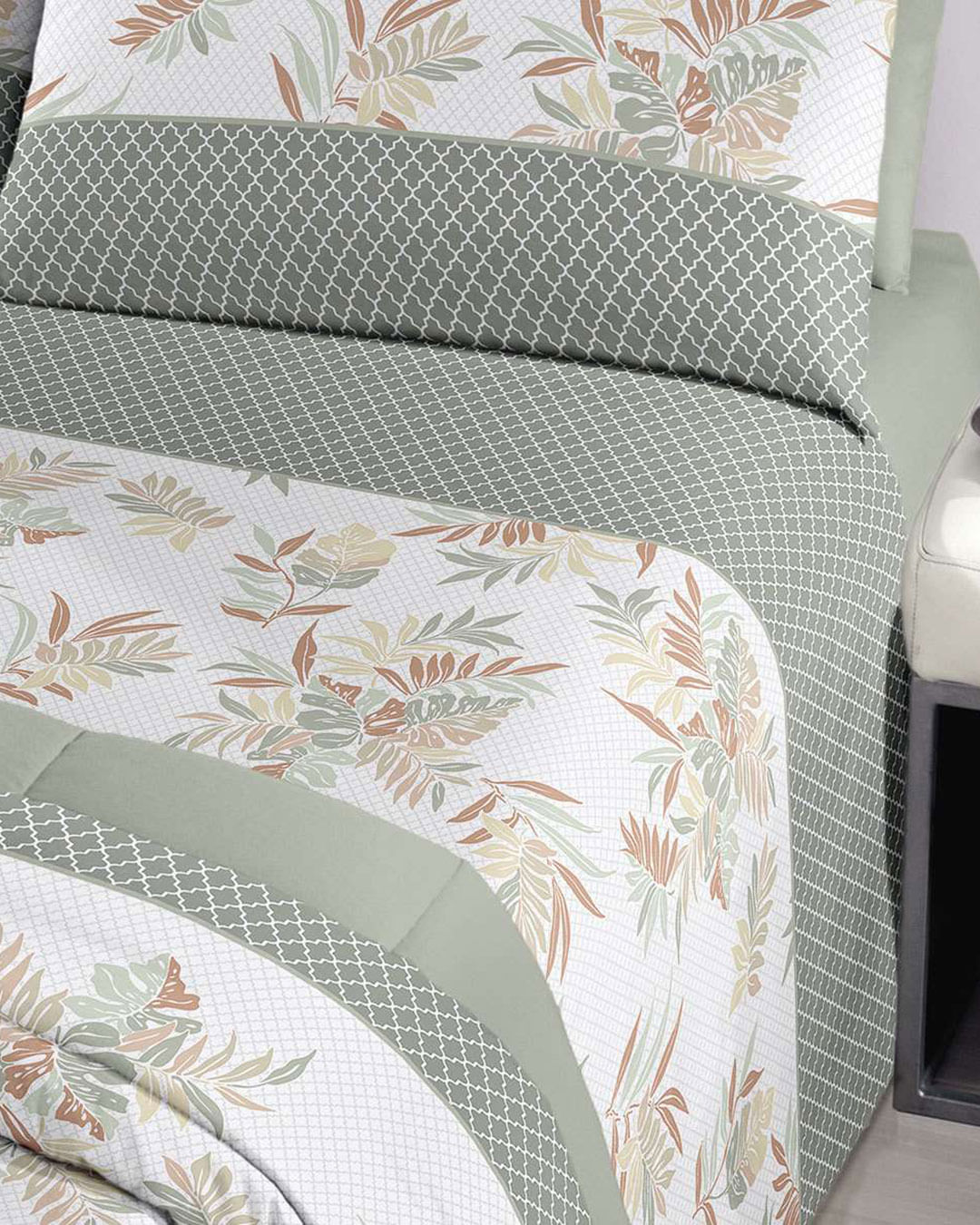 Jg-Cama-Royal-Queen-Pampulha-Verde---Verde-Floral
