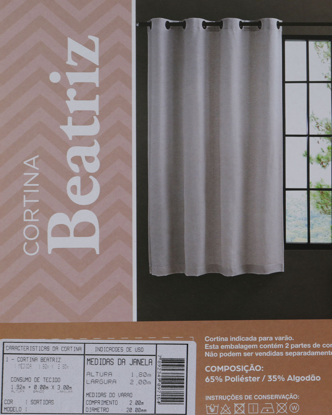 Cortina-Beatriz-180mx280m---Vermelho-Medio
